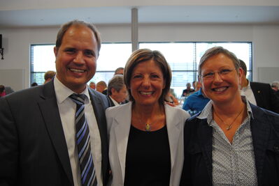 SPD-OV im Gespräch mit Ministerpräsidentin Malu Dreyer und SPD-Landtagskandidatin Karin Küsel-Färber,