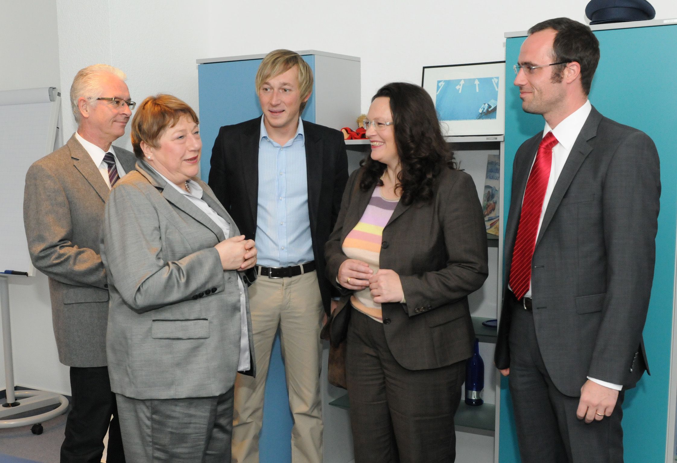 Nahles, Hoch und Ruland bei der Unfallkasse RlP