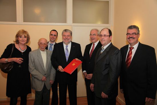 Ehrung von Gernot Mittler mit Kurt Beck in Mendig am 18.11.2010