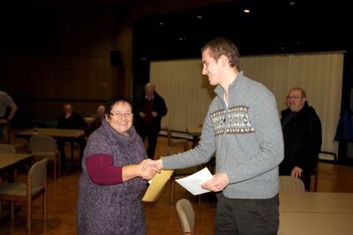 Frau Grünewald und Benjamin Kastner