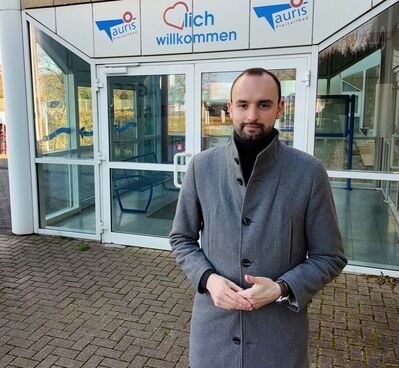 Badinsky zu Besuch am Tauris im Schul- und Sportzentrum